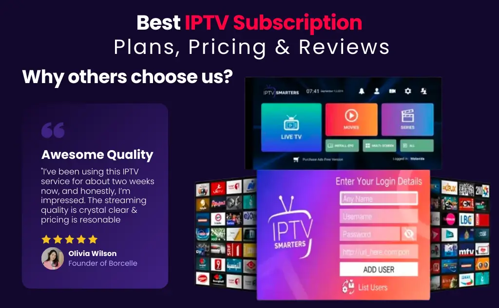 Best IPTV Subscription Plans with Features Pricing and Reviews