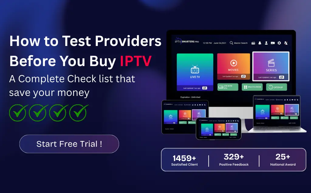 IPTV free trial Guide